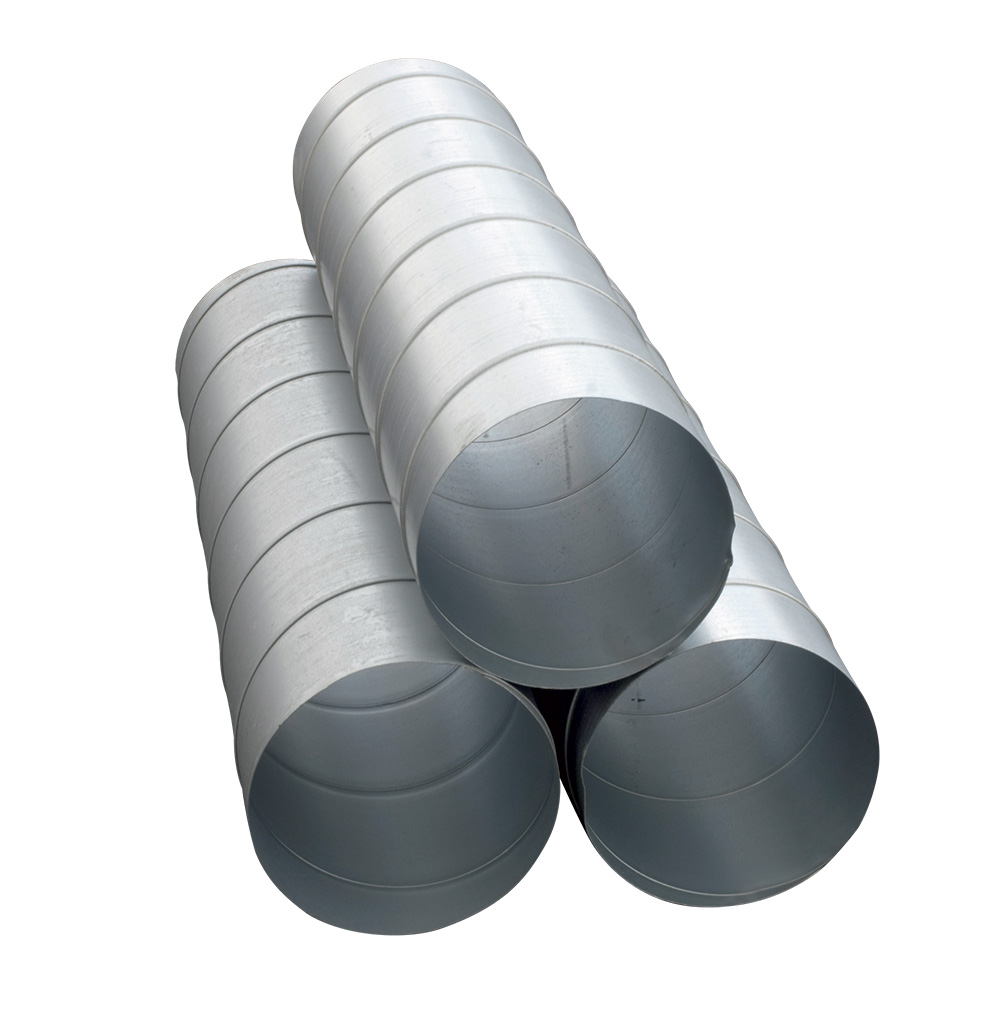 Blikkhólkur 25 cm x  0.75 m.