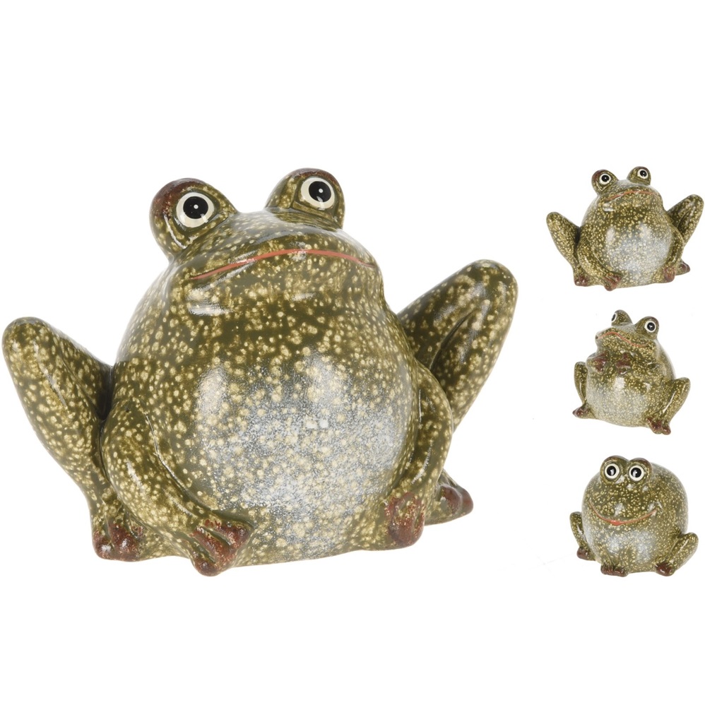 Garðstytta Froskur h8,5cm 3gerðir