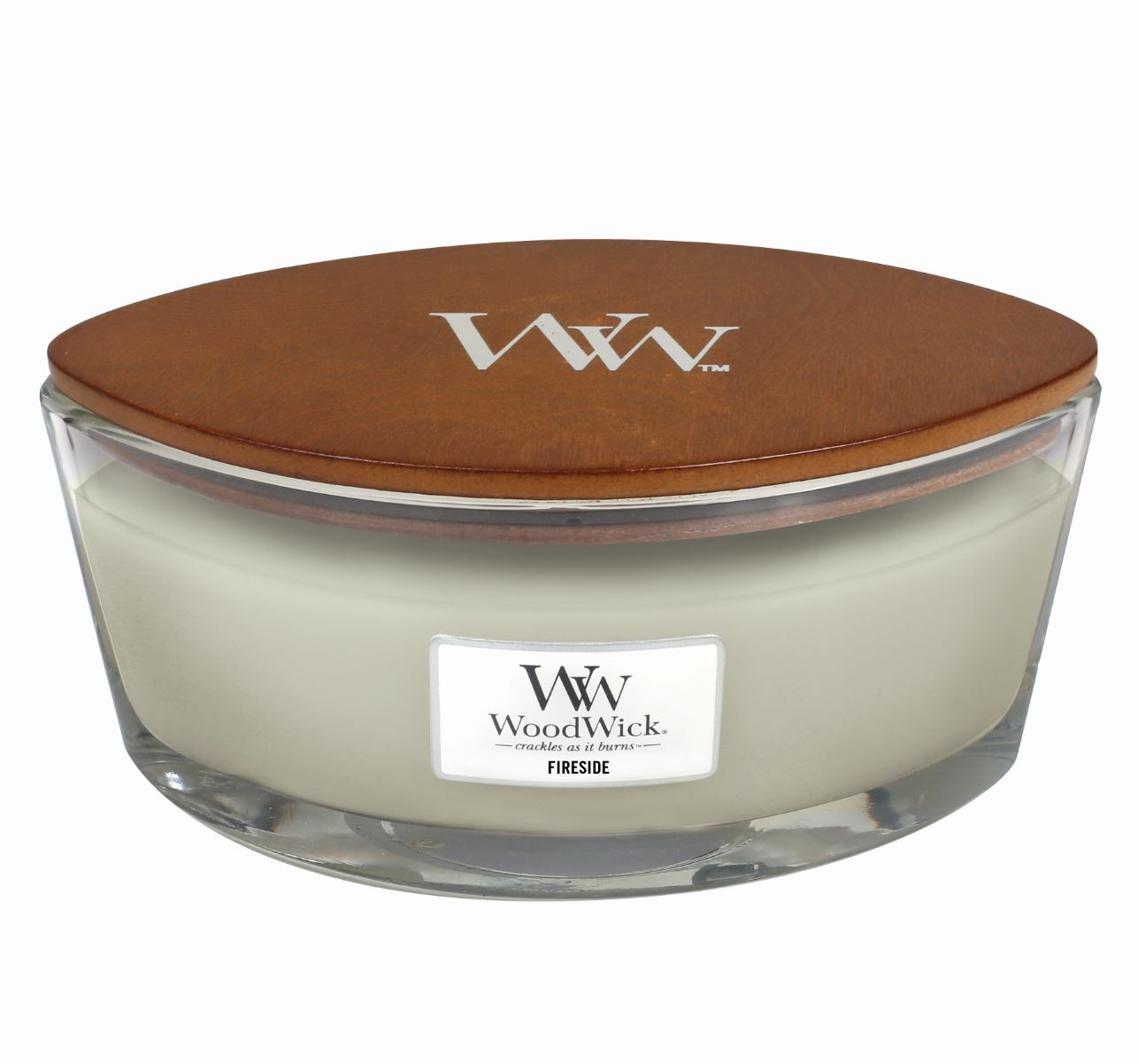 Ilmkerti WoodWick Fireside Ellipse