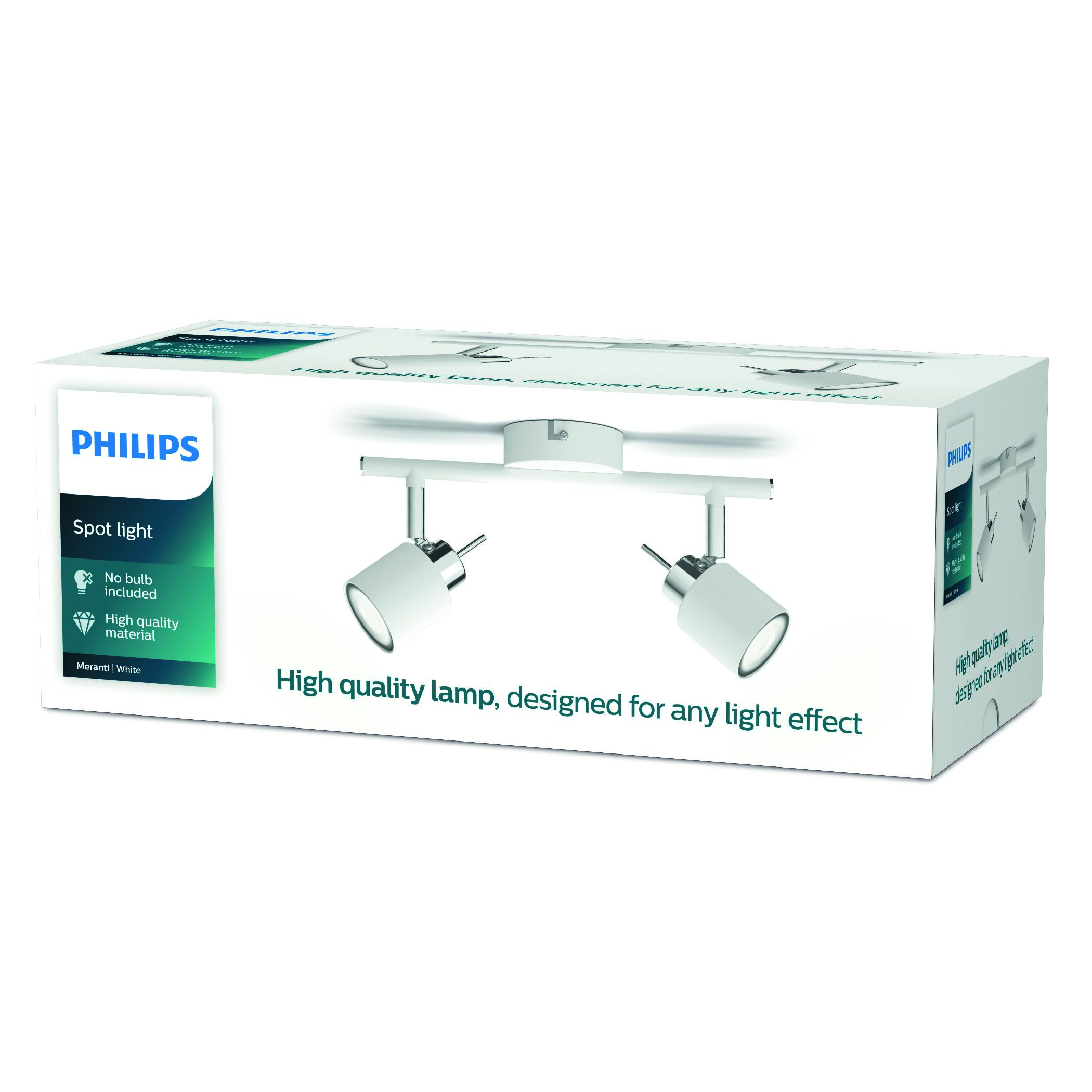 Meranti kastari 2x35W hvítur