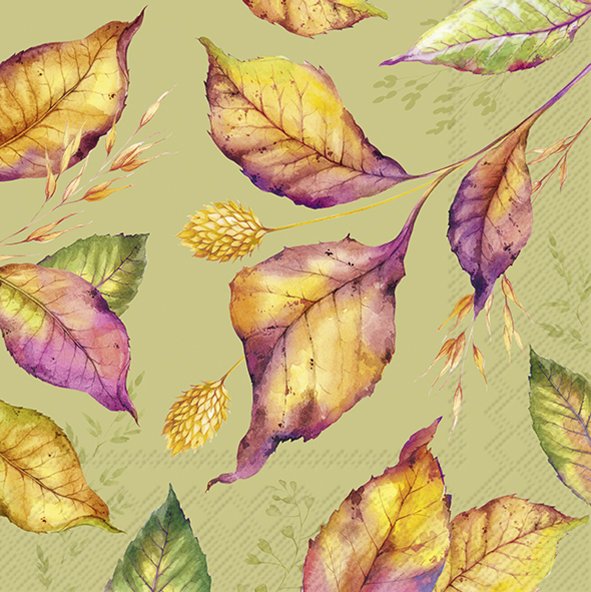 Servíettur 33*33cm Blair green