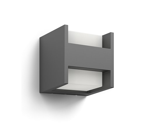 Veggljós Philips Arbour anthracite 2x4.5W POD-16459-93-16