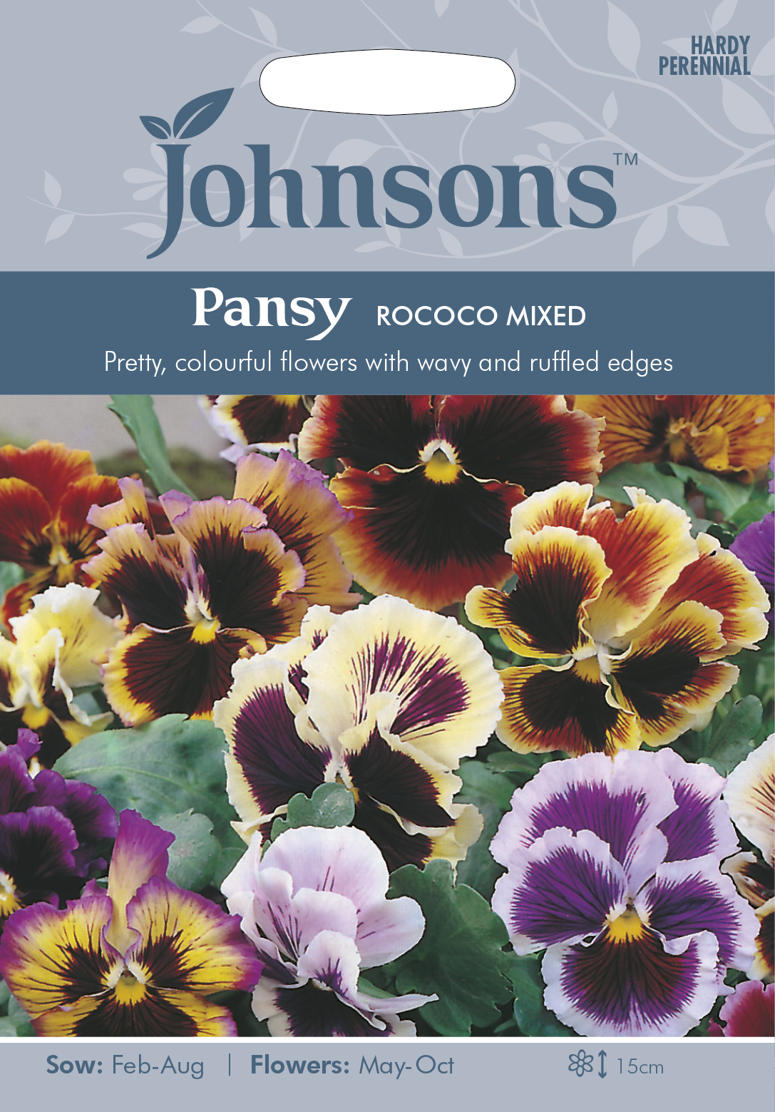Fræ Pansy Rococo Mixed