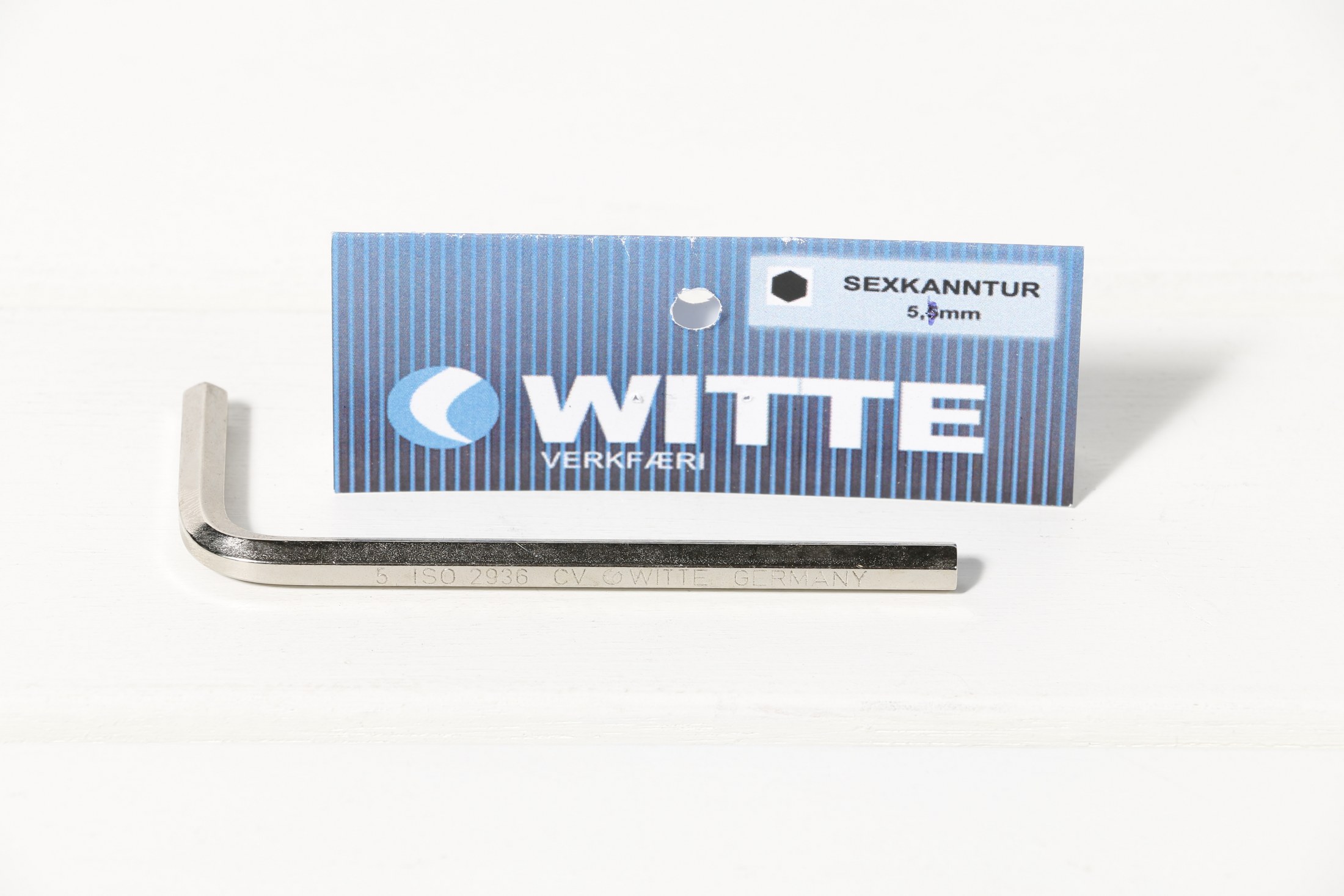 Sexkantur 5,0 mm Witte