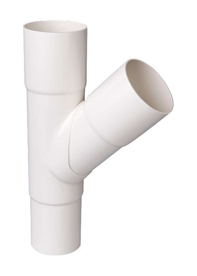 RÖR T-STYKKI 75/75 45°*HVÍTT