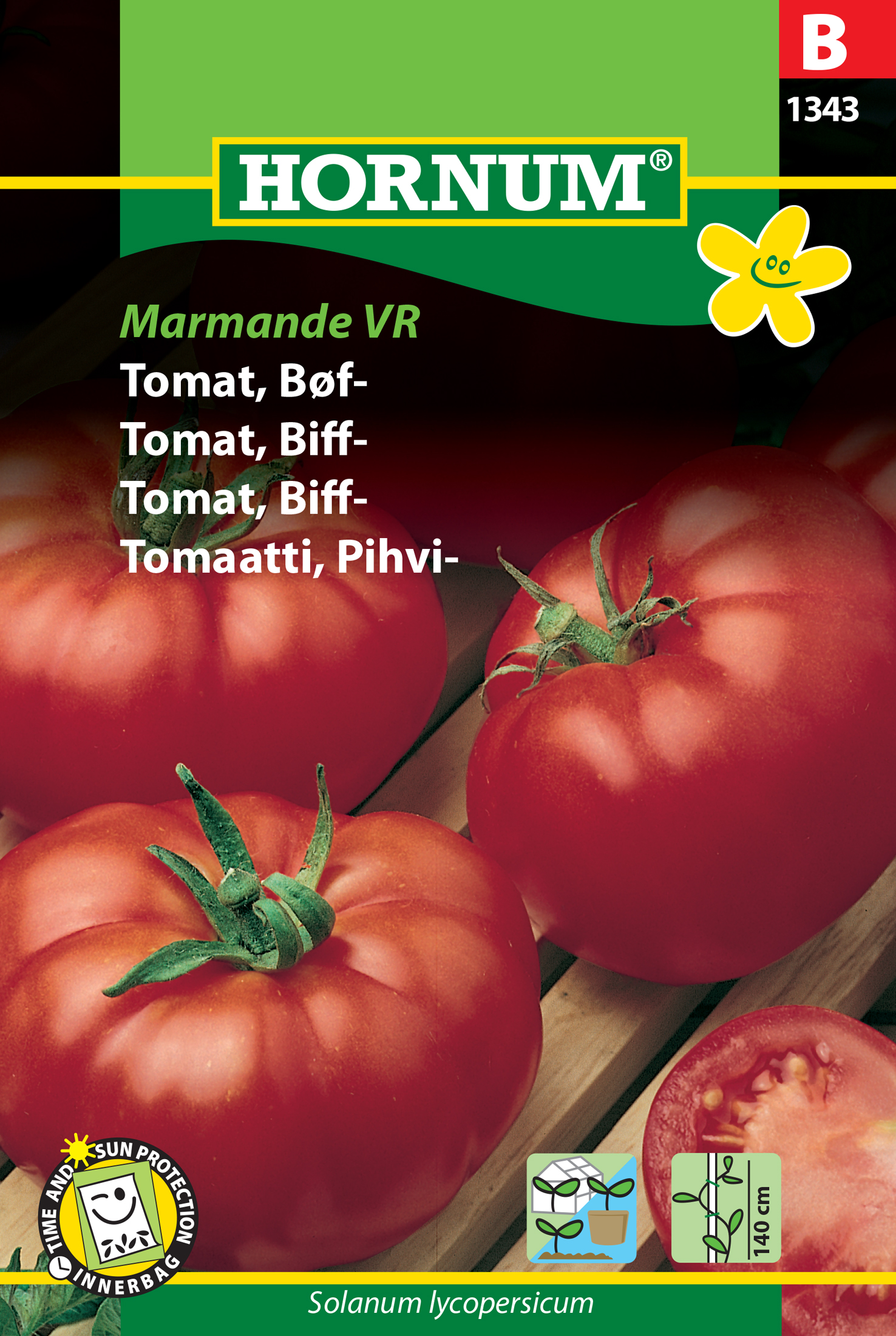 Fræ Tómatar Solanum lycopersicum Marmande VR