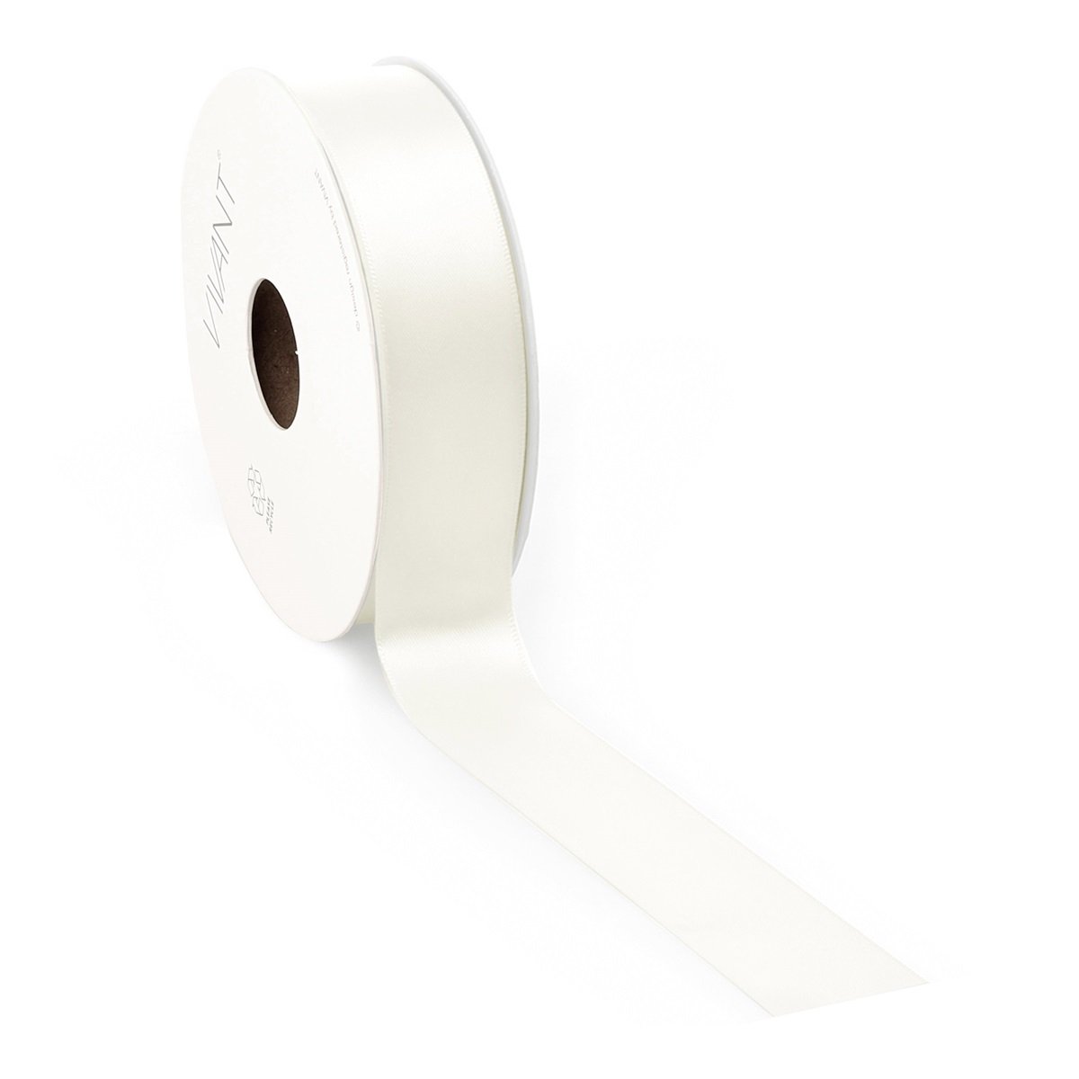 Borði 25m Satin 25mm cream