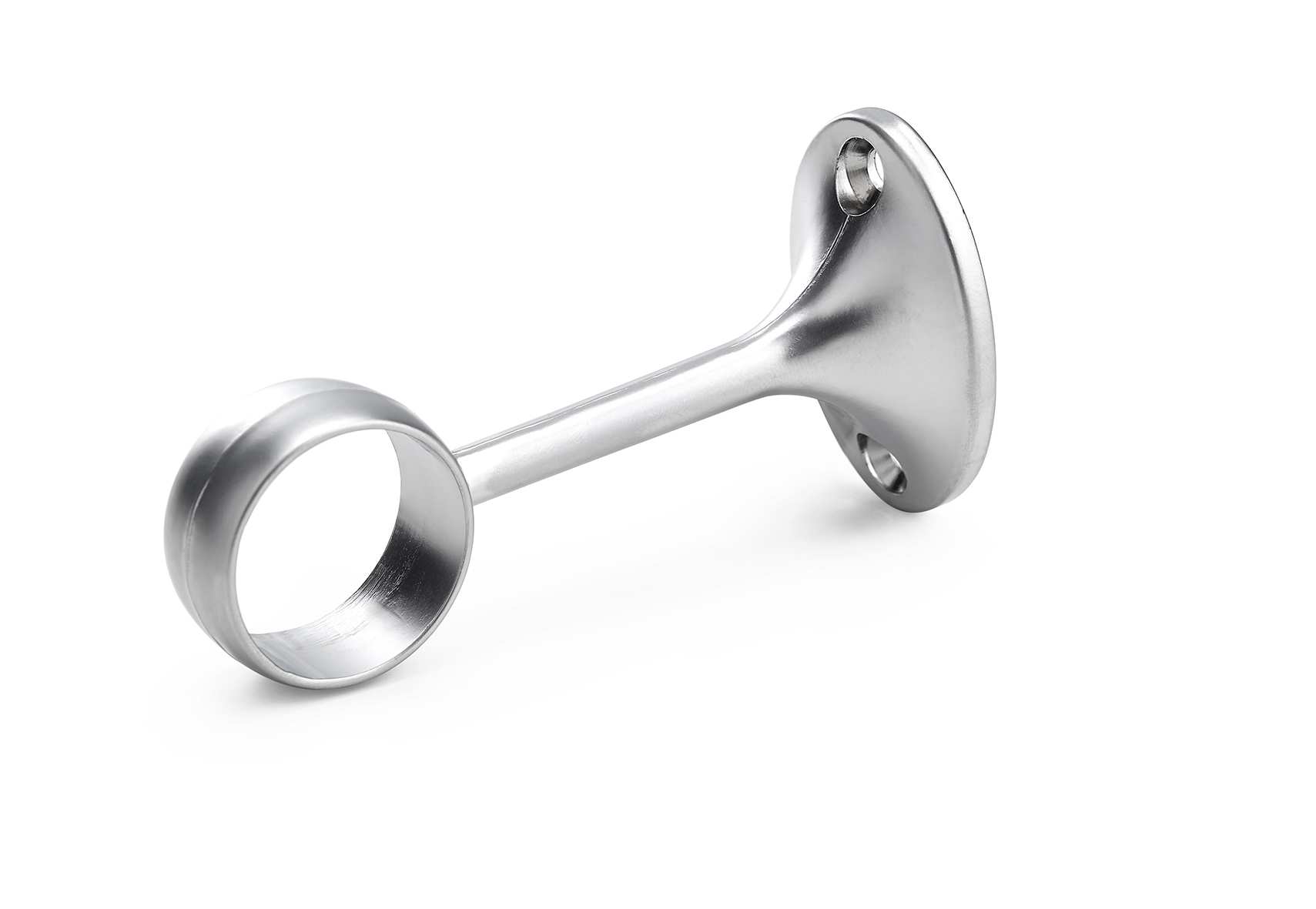 Festing fyrir rör 25 mm króm matt opin 2stk í pakka Habo