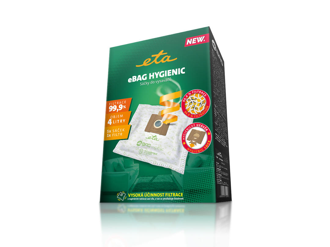 Ryksugupokar ETA ebag hygienic