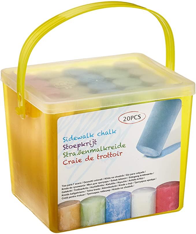 Krítar 20stk sett í fötu 592000080