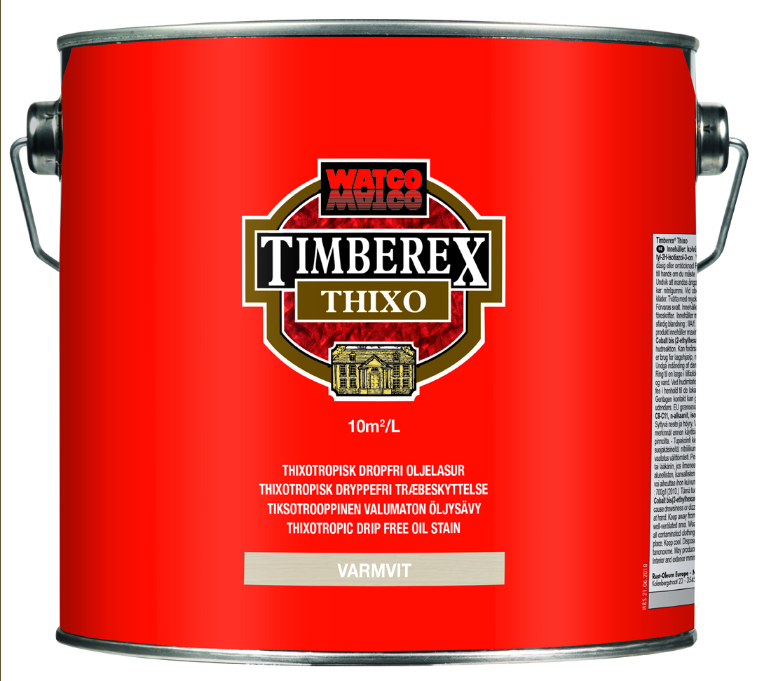Timberex Thixo viðarvörn varmhvit 2,5 ltr
