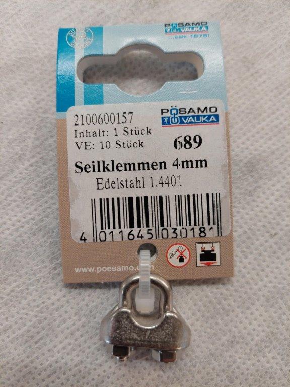 VÍRLÁS 4MM PÖSAMO (1) A4 RYÐFRÍ