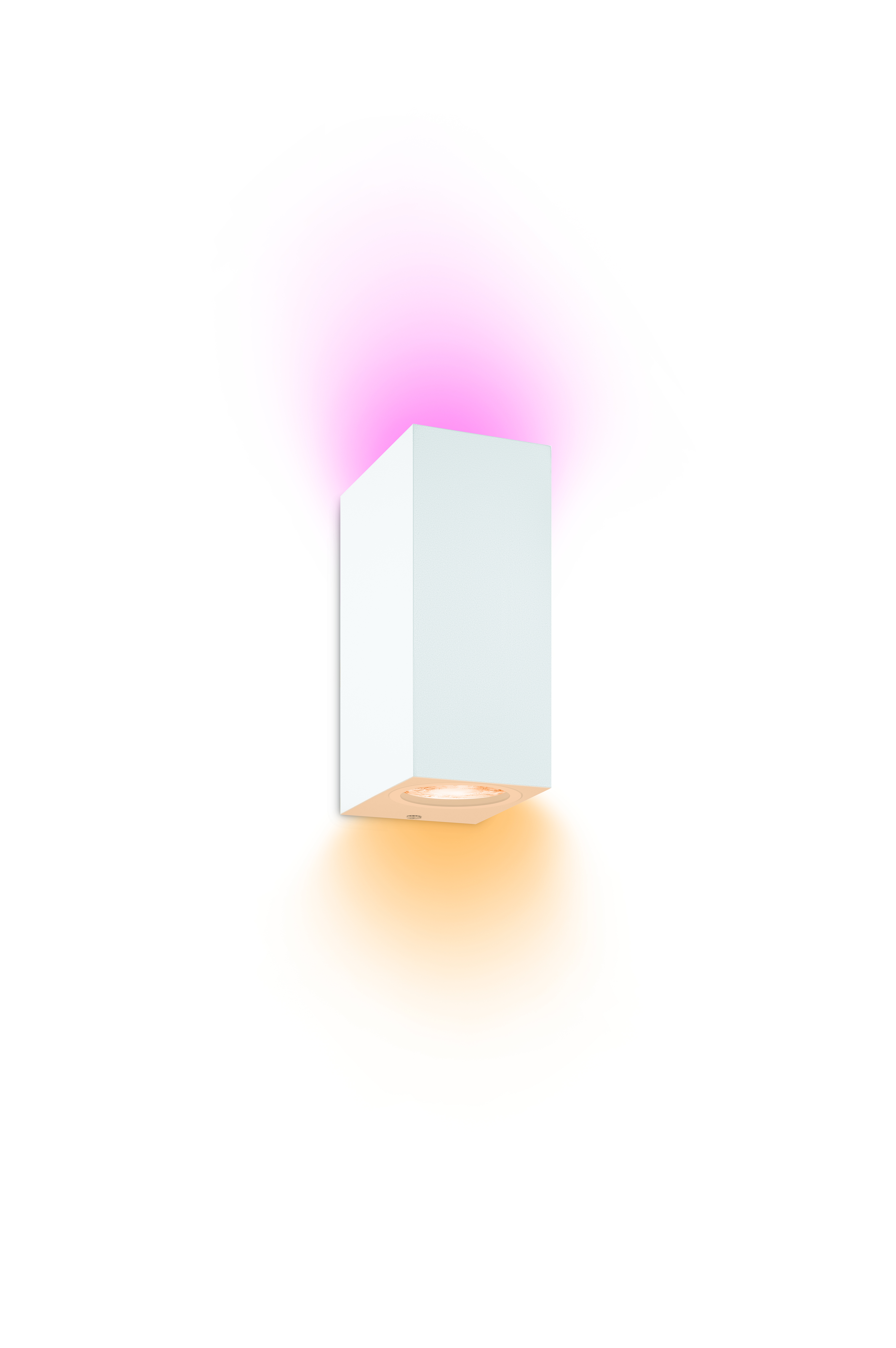 Wiz Veggljós upp/niður hvítt RGB			