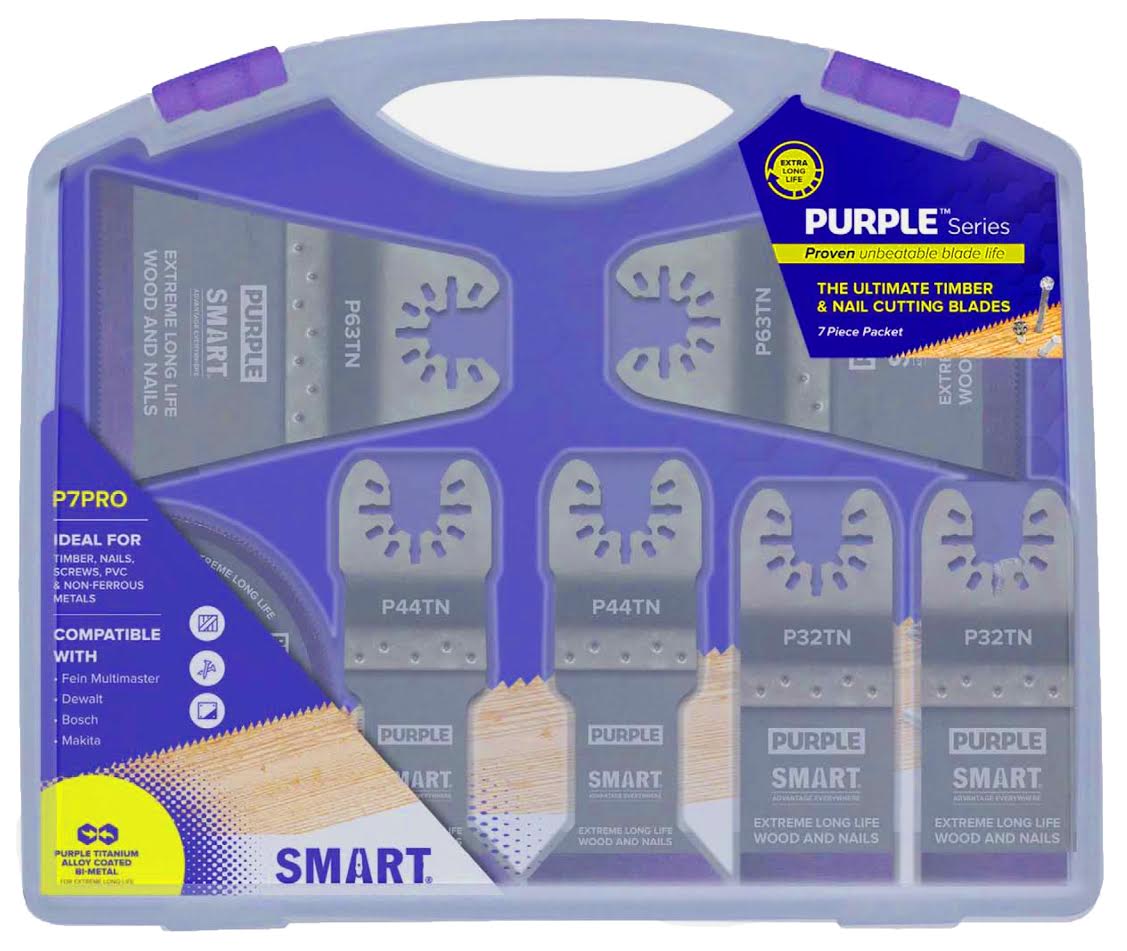 Fjölnotablöð Smart Purple 7 stk.