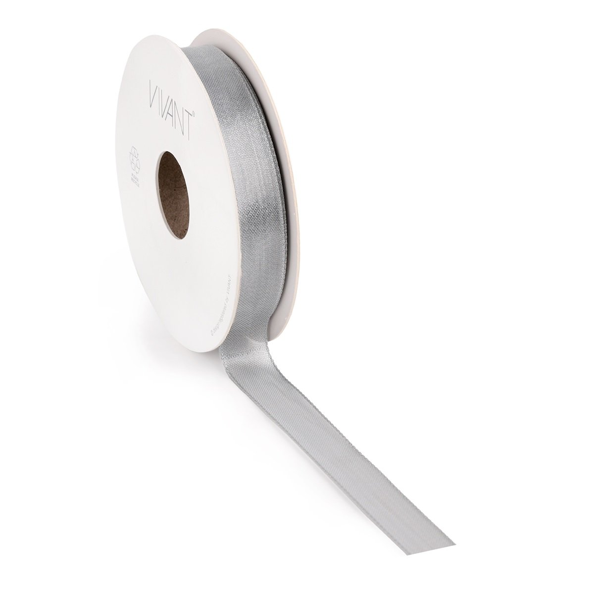 Borði 15m Metalize 15mm silfur