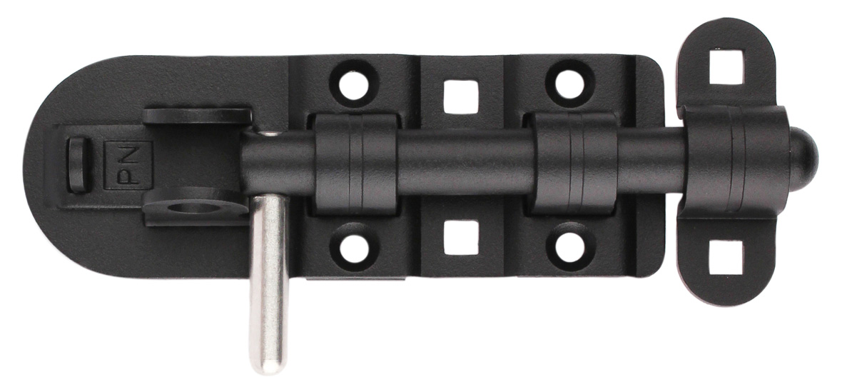 Dragloka 132mm svört með læsingu