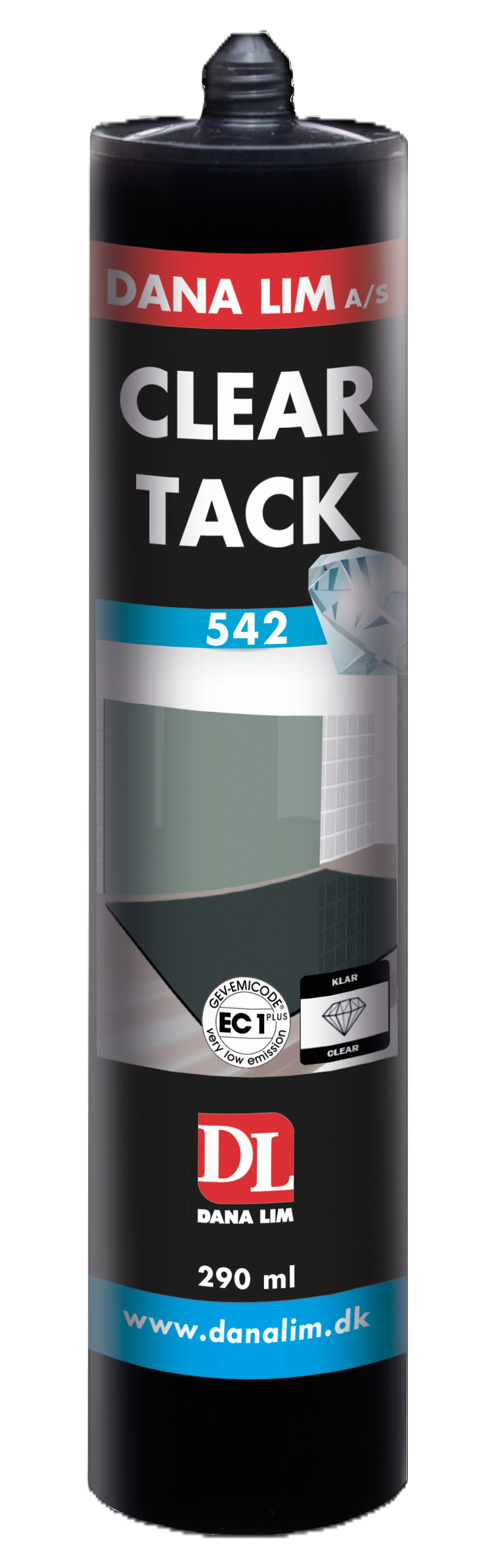 Fjölnota kítti DL Clear Tack 542 290ml