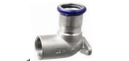 PRESS VEGGHNÉ RYÐFRÍTT 15X1/2"