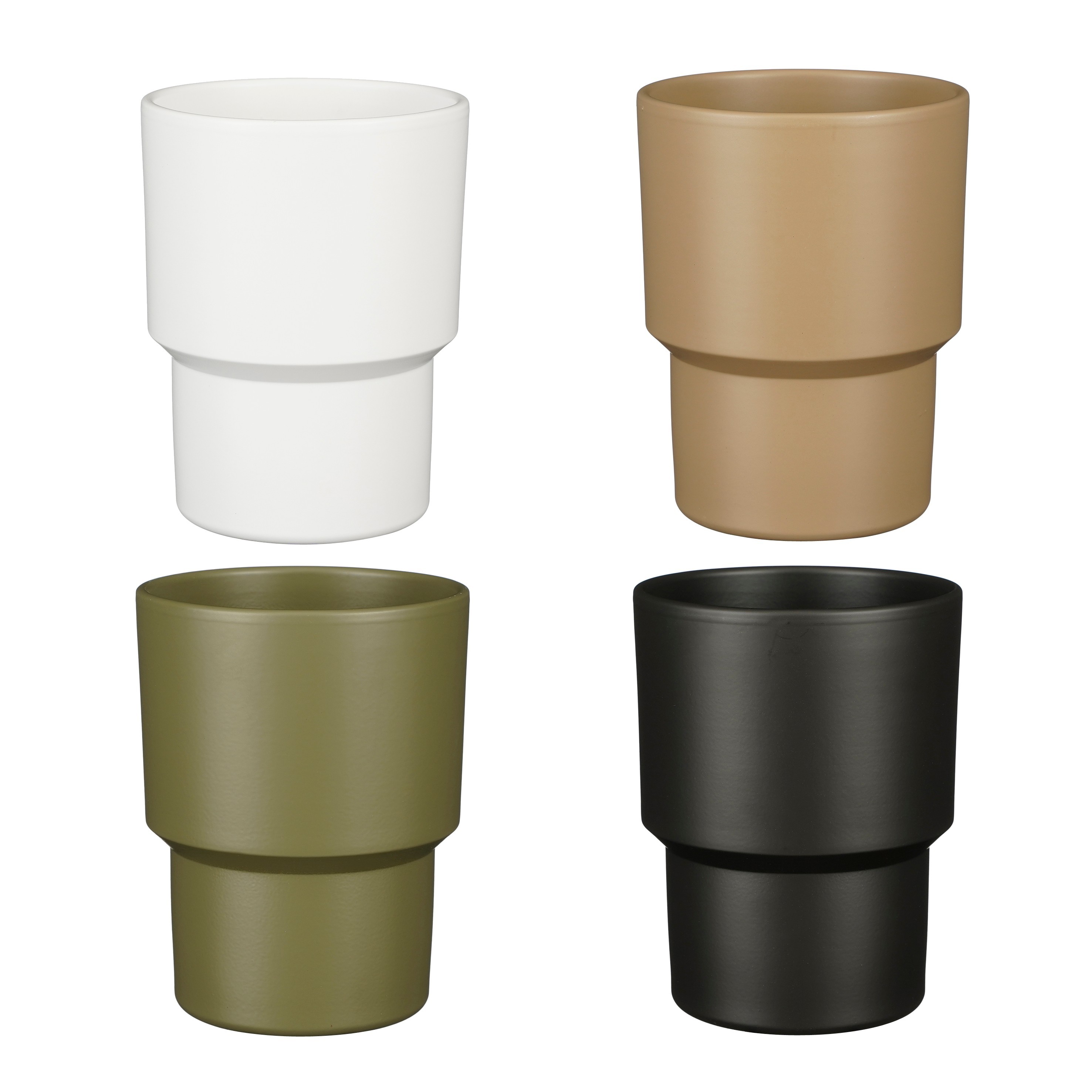 Pottur Xam 13,5*h17cm 4 mism. litir