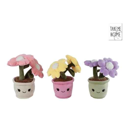 Tuskudýr Blóm 3-teg. 18cm