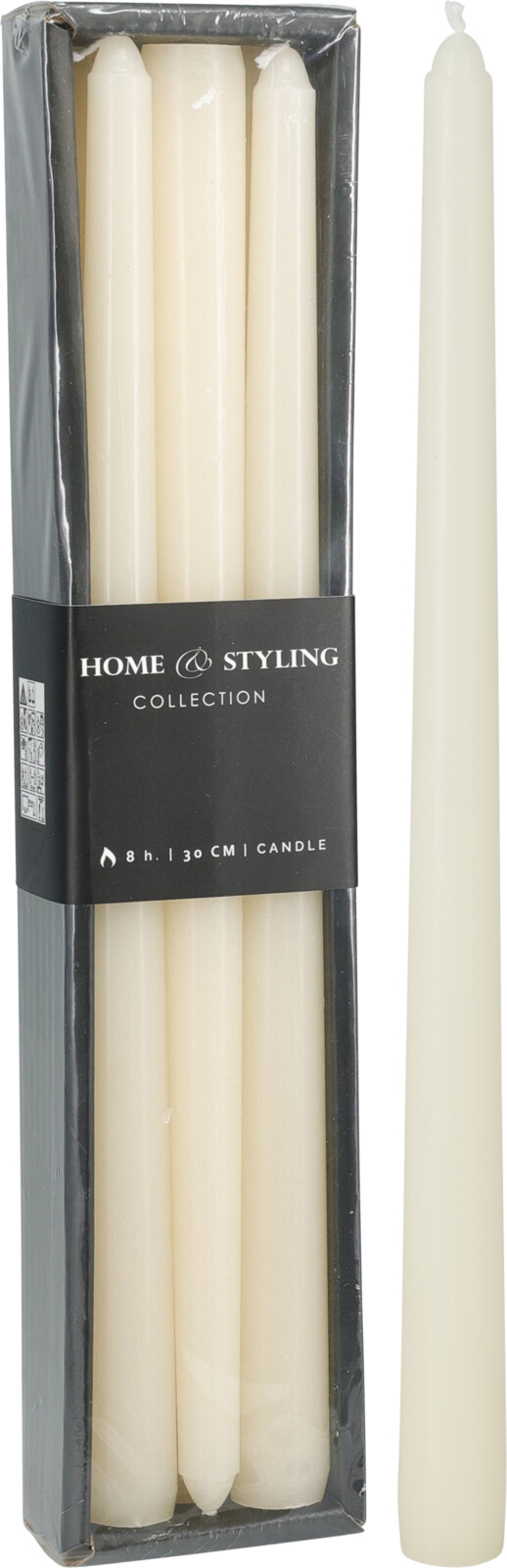Kerti 30cm 6stk Ivory