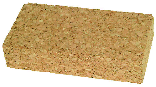 Slípikorkur brúnn 115x60x25mm