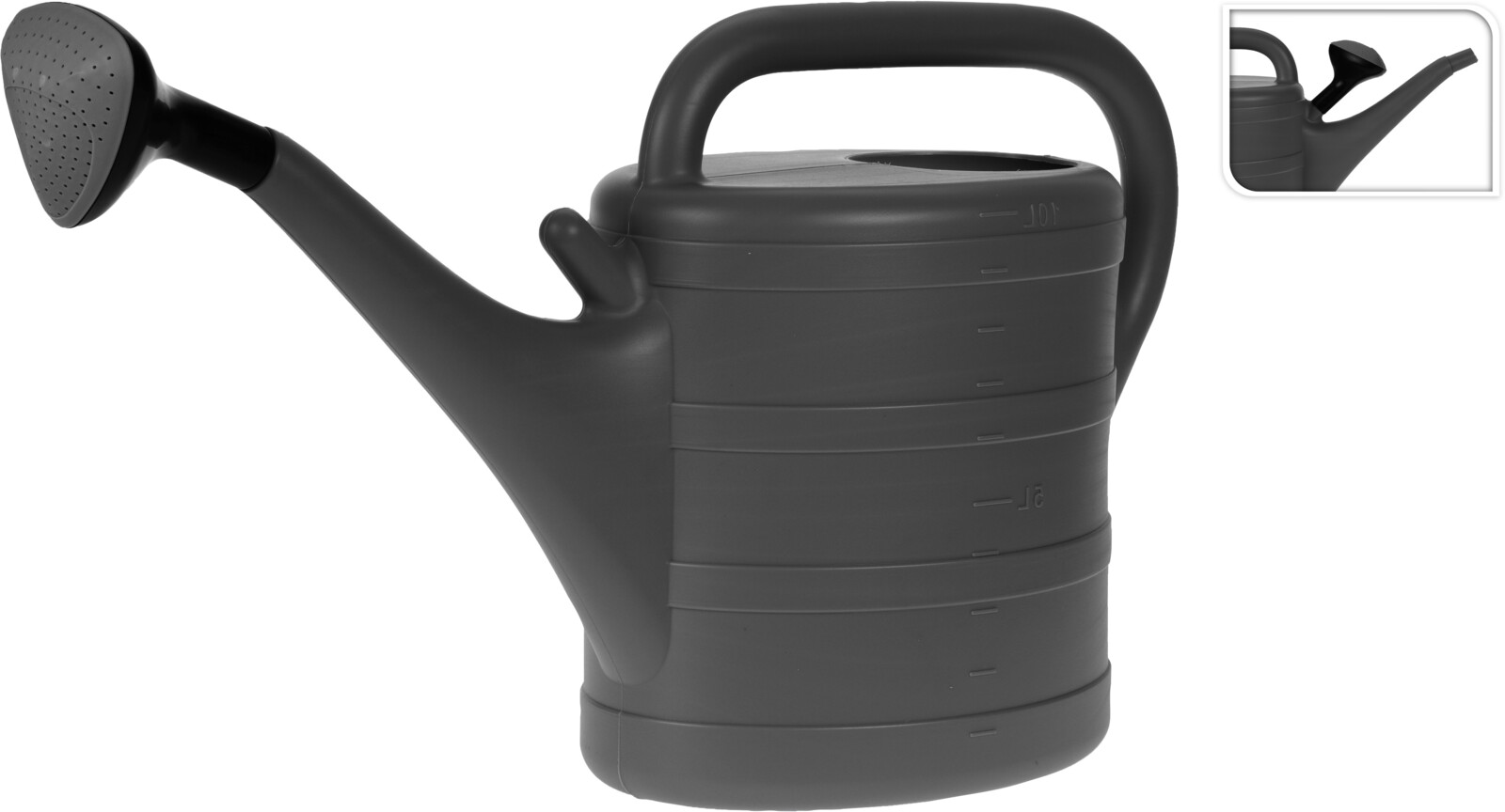 Vökvunarkanna 10ltr svört