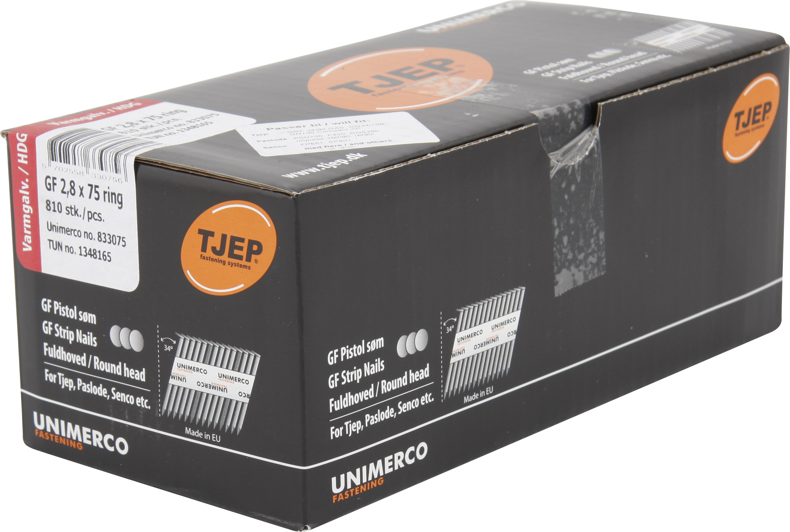 BYSSUSAUMUR 28/75MM 810stk HG - 34°