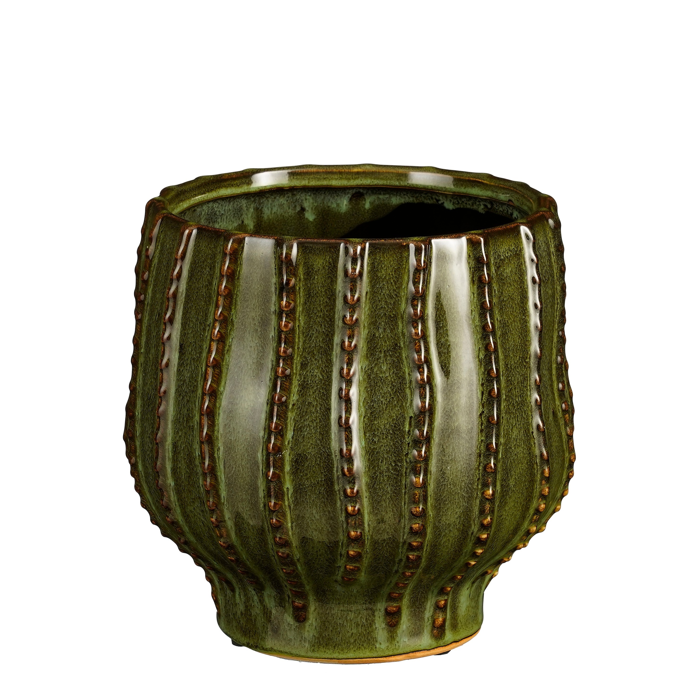 Pottur Cathy grænn 18*h17cm