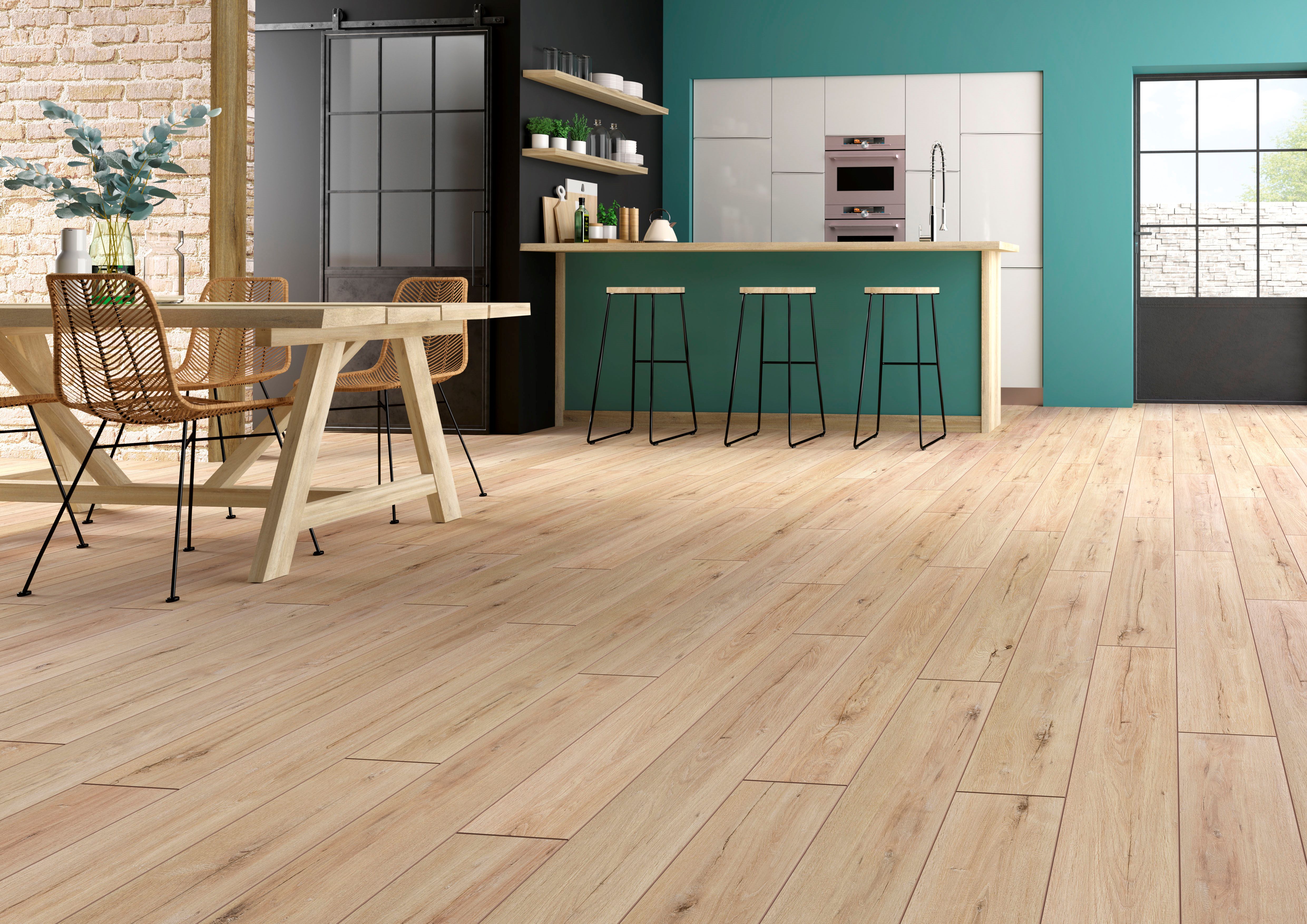 Harðparket 10 mm Eik Lady 1286x214 mm, AC6