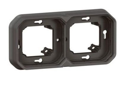 INNFELLINGAR-2xRAMMI PLEXO N SVART, 69607L LÁRÉTT, IP55