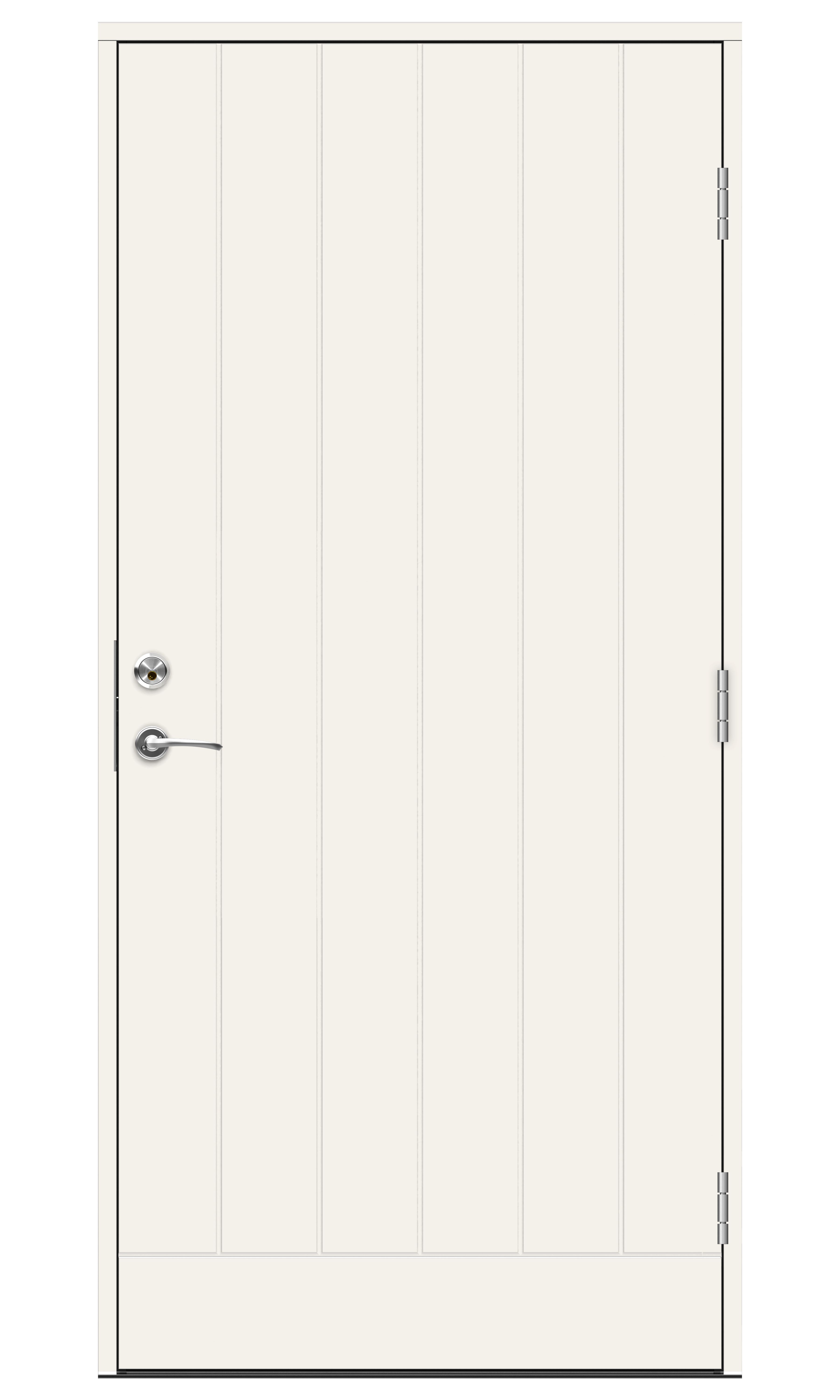 Útihurð Storm útopnandi  Barents hvítt 948x2115x78 *H