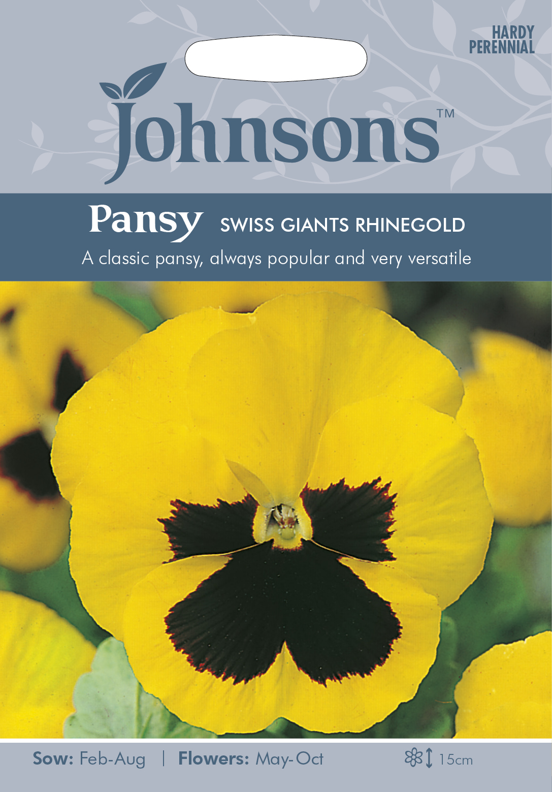 Fræ Pansy Swiss Giants Rhinegold