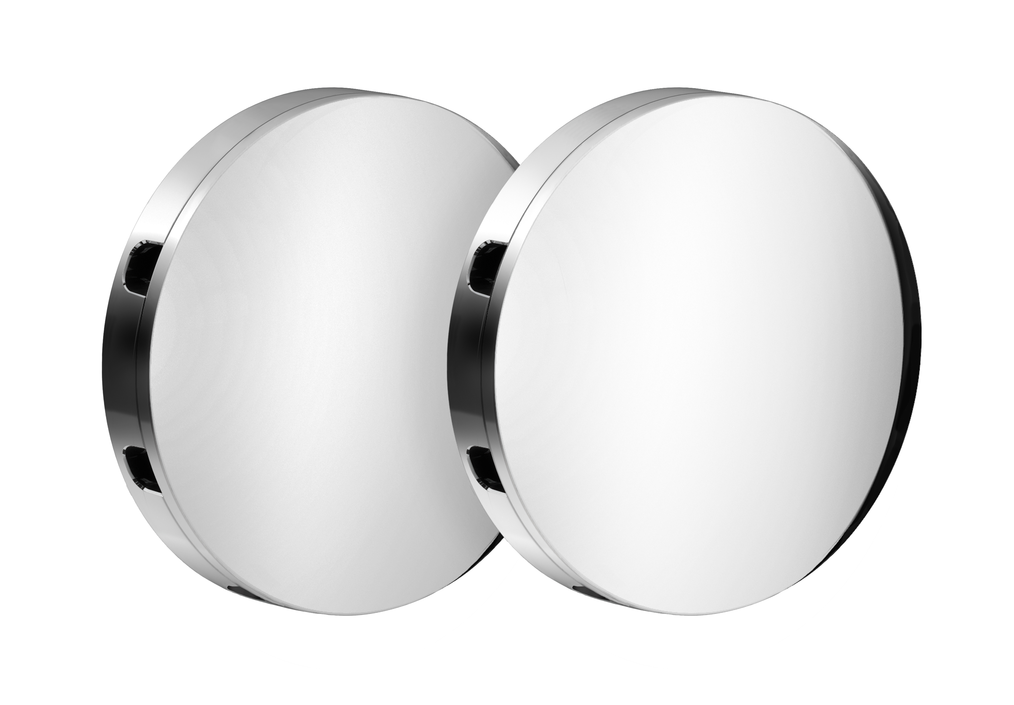 Auka festihnappar, króm