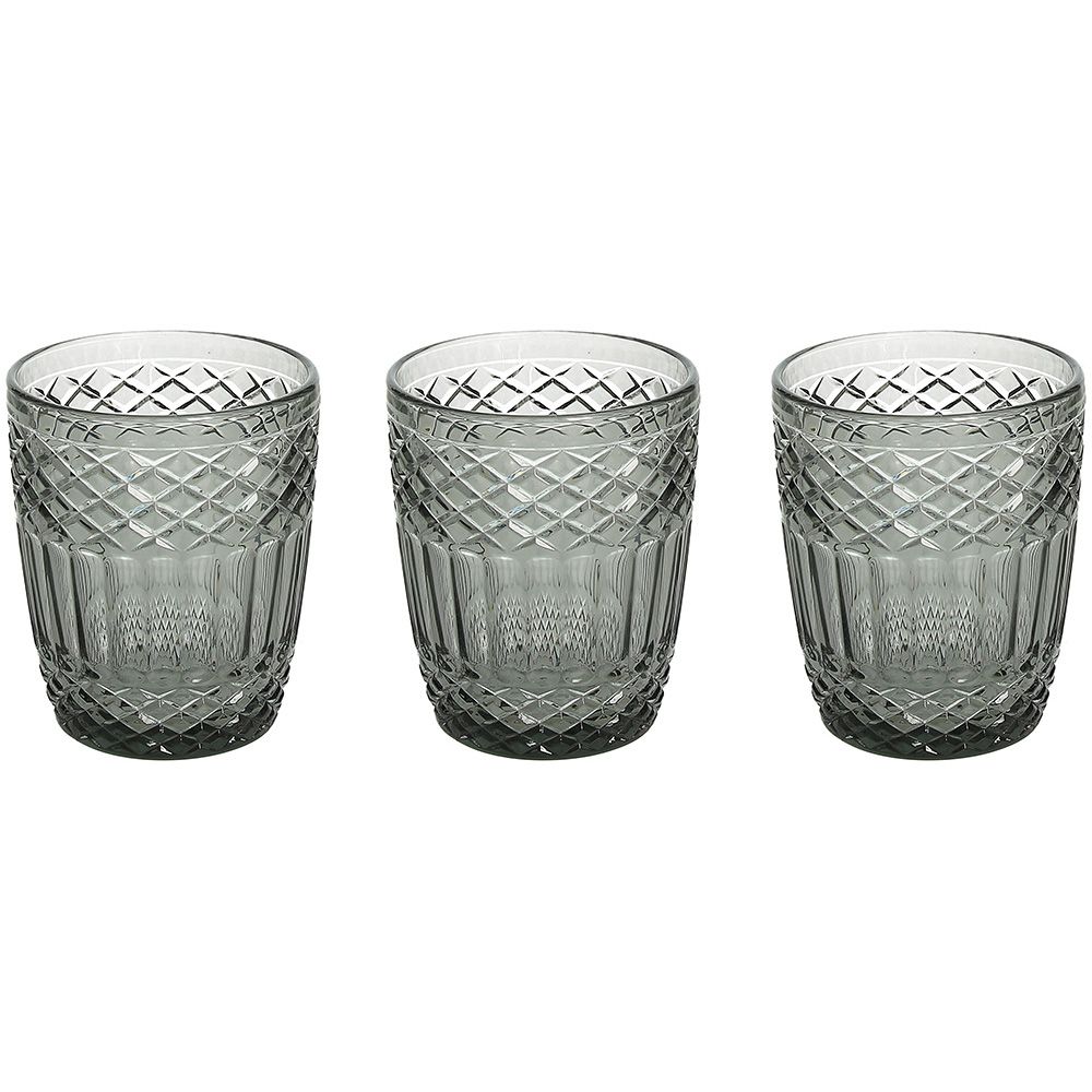 Glös Clair, grá 3 stk