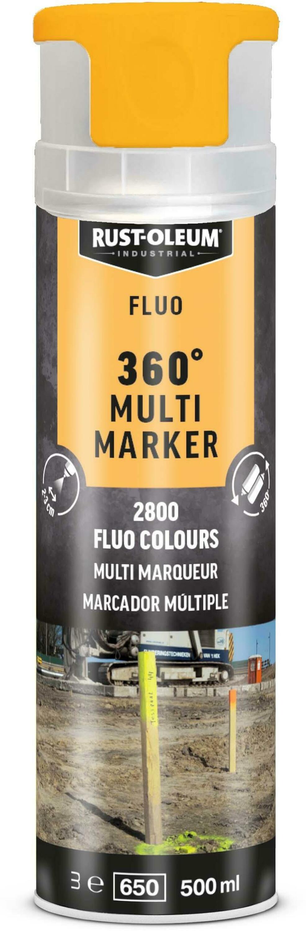 Spray merki RO 360° Multi marker orange 500ml