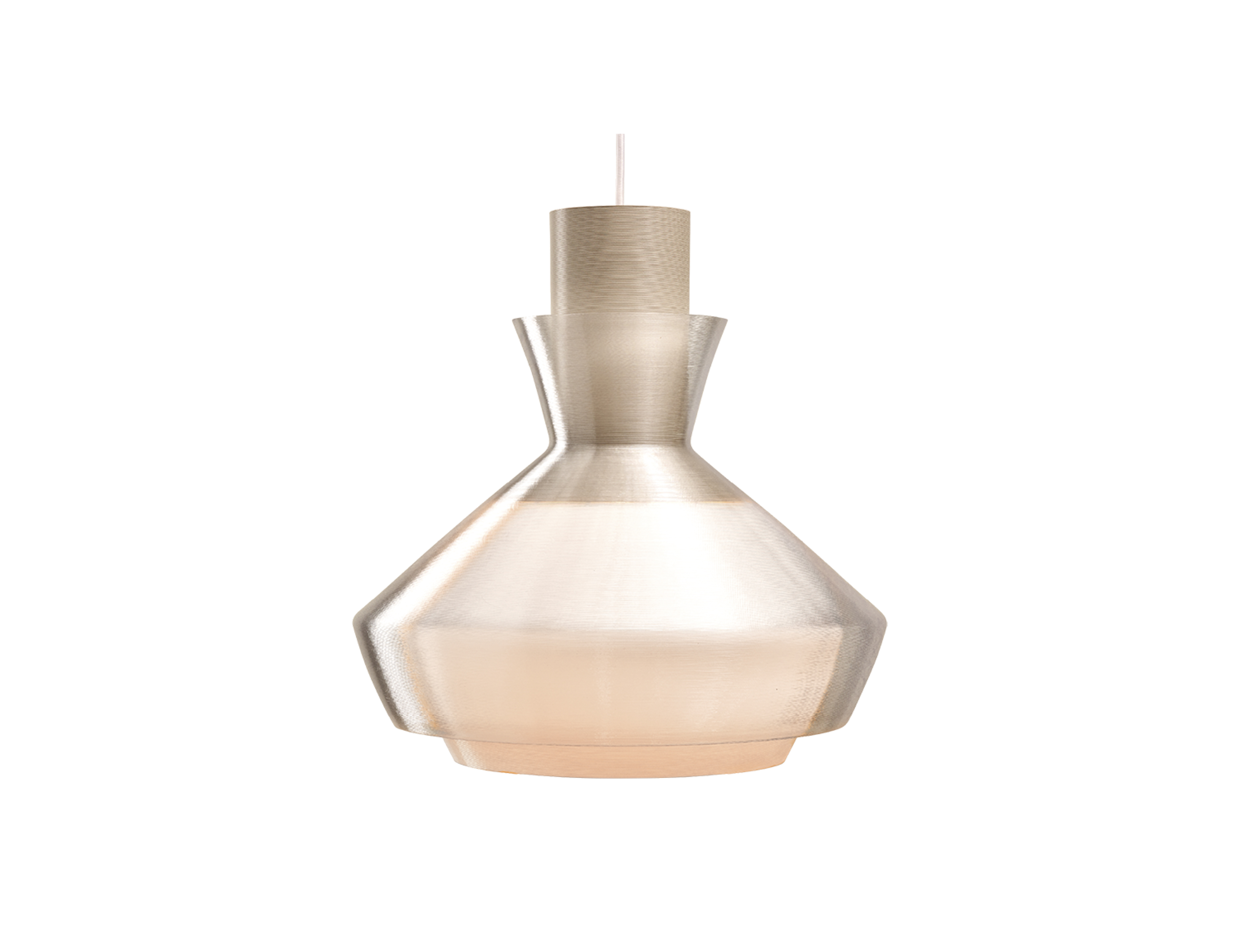 Gemna hangandi glær cappuchino L E27