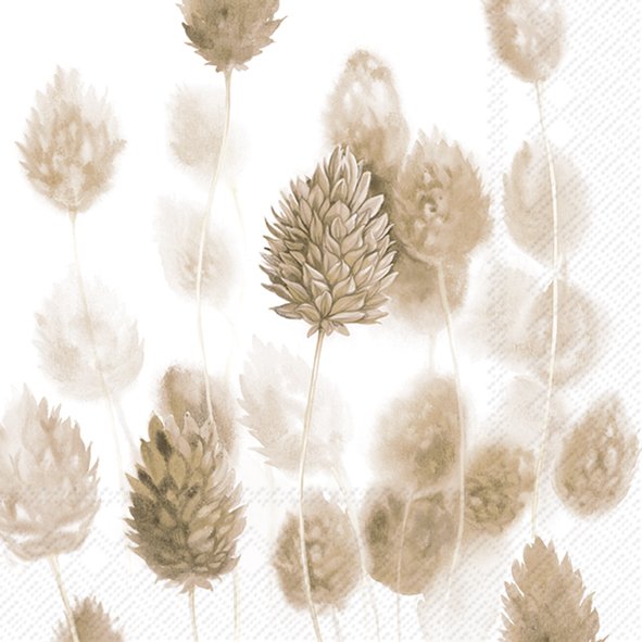 Servíettur PURE STYLE nature 33*33cm 20stk