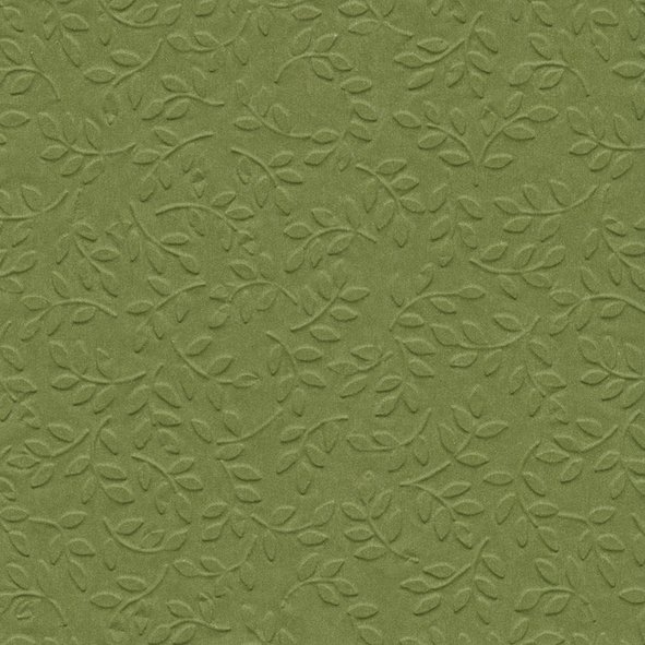 Servíettur Leaves 33*33cm 16stk dökk olive