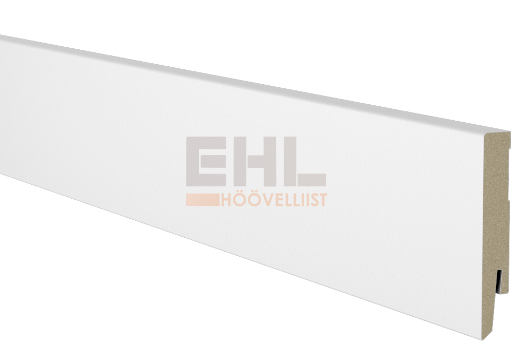 GÓLFLISTI HVÍTUR 18X120X2440 MDF SILE