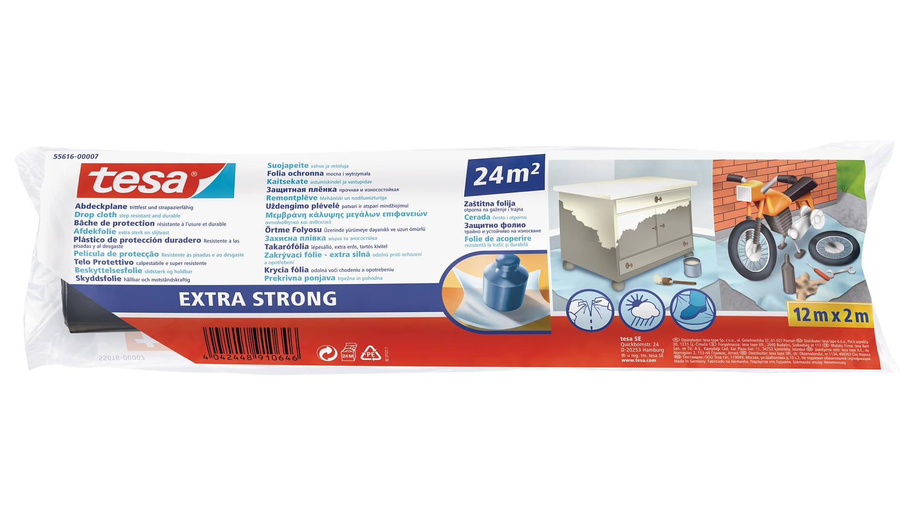 YFIRBREIÐSLA 2MX12M 55616 TESA