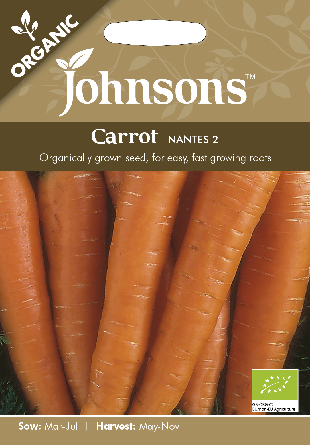 Fræ Carrot Nates 2 Organic
