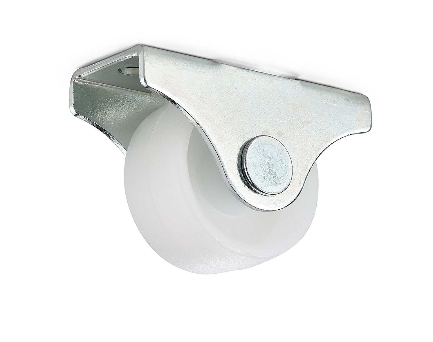 Hjól 26 mm hvítt fast nylon ber 25 kg 4 stk í pakka