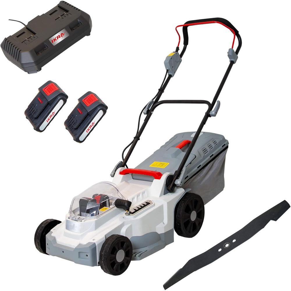 Sláttuvél 40V 37cm Ikra ICM 2/2037 2x2.0Ah