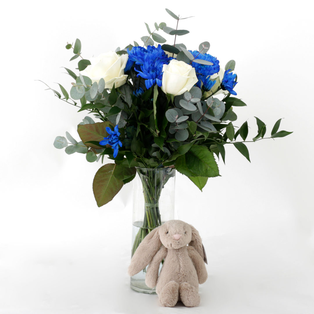 Nýburavöndur með kanínu