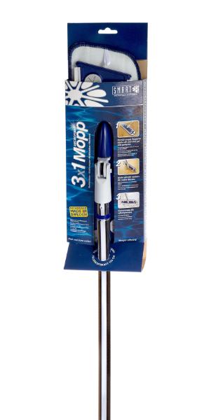 Moppusett Micofiber með skrúbb