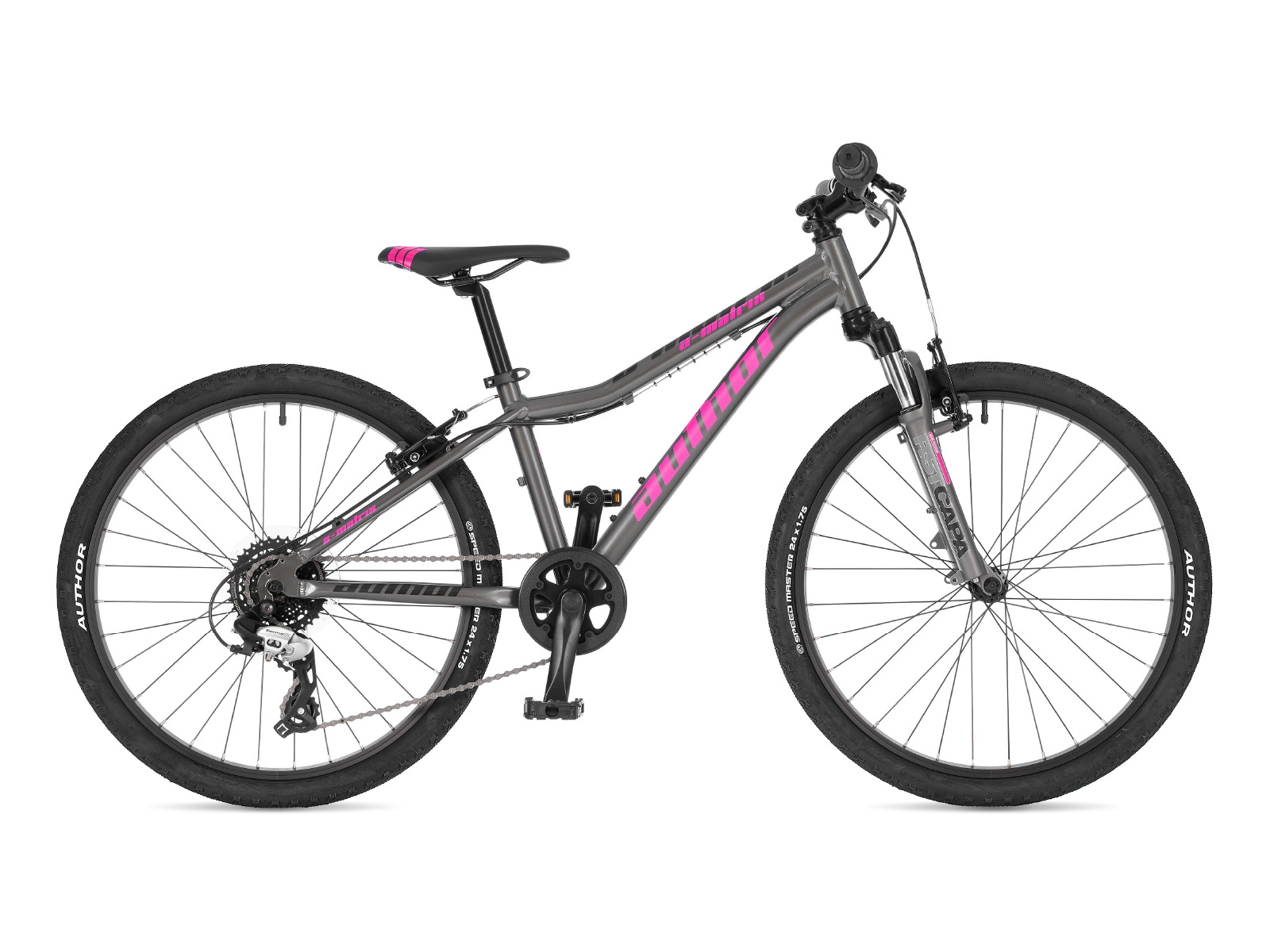 Reiðhjól A-Matrix 24" Grátt 12.5"stell,  2025 Author