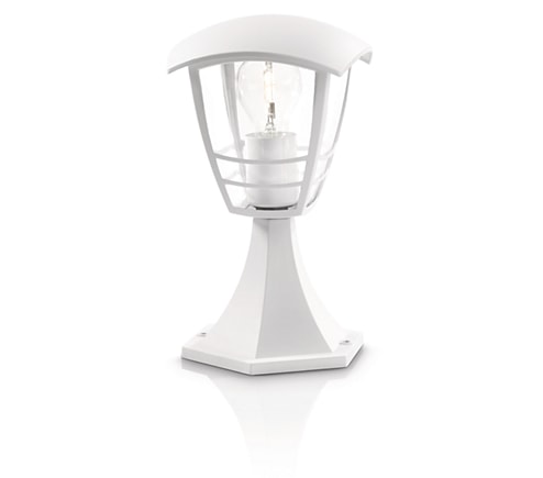 Garðljós Philips Creek litill staur hvítur POD-15382-31-16