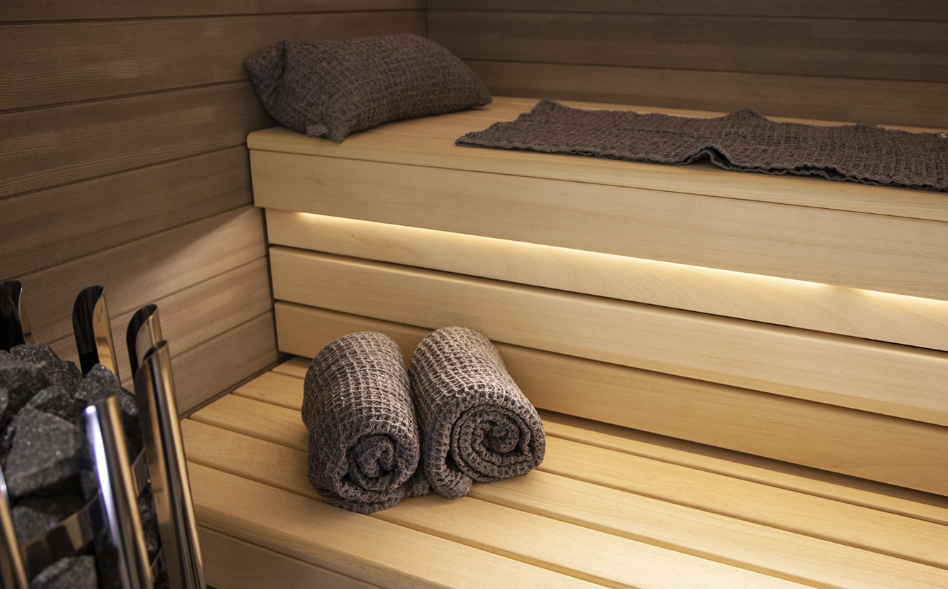 Harvia handklæði grátt 80x160cm SAC80303