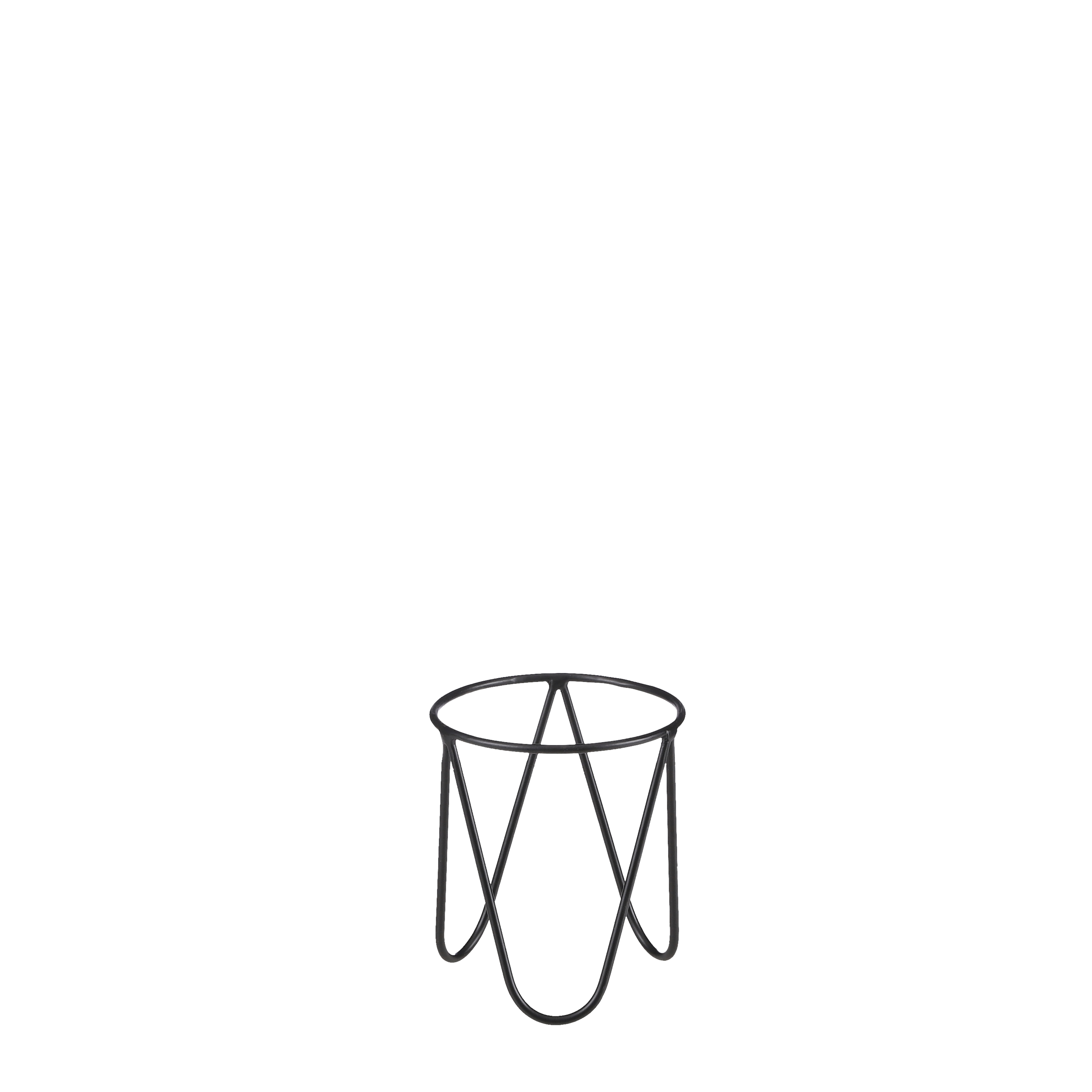 Pottastandur 11*h12,5cm svartur